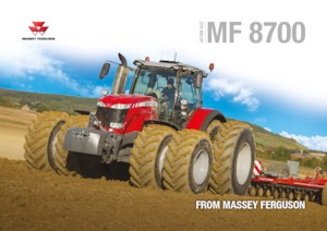 Traktory 4WD Massey Ferguson MF 8740 S