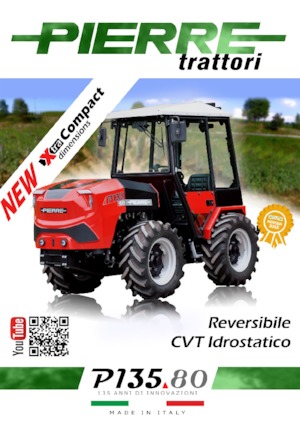 Traktory 4WD Pierre P 135.80