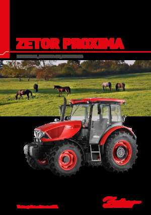 Traktory 4WD Zetor Proxima CL 110