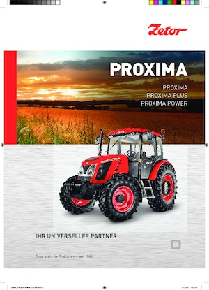 Traktory 4WD Zetor Proxima Plus 90