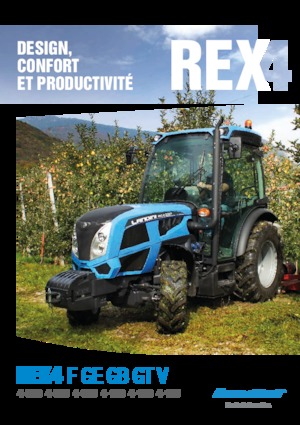Traktory 4WD Landini Rex DT 4-110GE