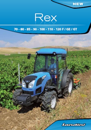 Traktory 4WD Landini Rex 80GE