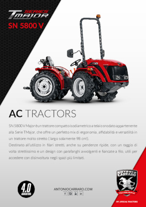 Traktory 4WD Carraro SN 5800 V major