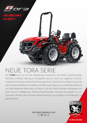 Traktory 4WD Carraro SRX 6800 Tora