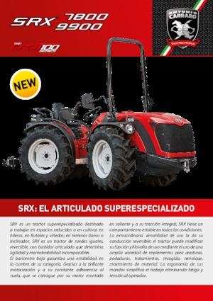 Traktory 4WD Carraro SRX 7800