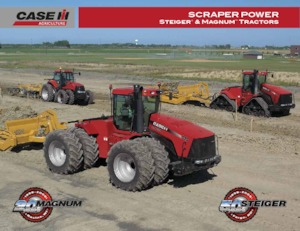 Traktory 4WD Case IH Steiger 485 Scraper