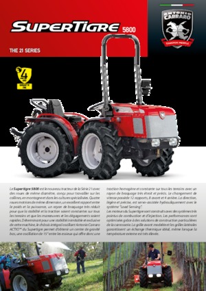 Traktory 4WD Carraro Supertigre 5800