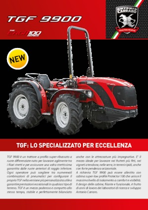 Traktory 4WD Carraro TGF 9900