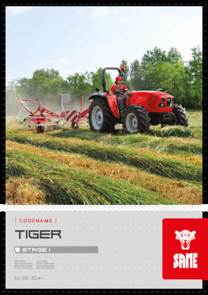 Traktory 4WD SAME Tiger 50