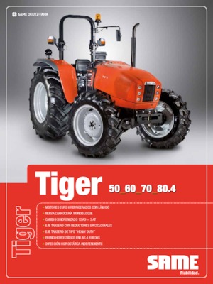 Traktory 4WD SAME Tiger 50