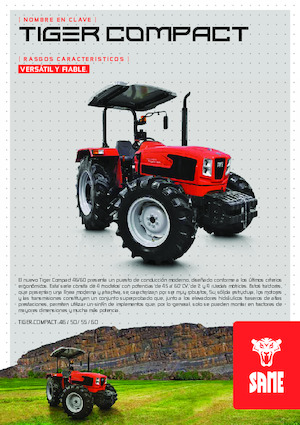 Traktory 4WD SAME Tiger Compact 60