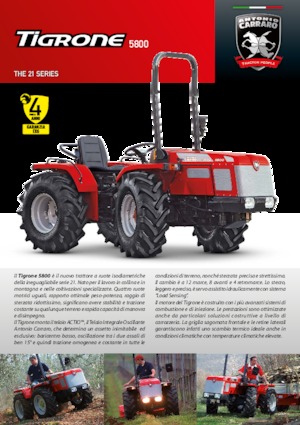 Traktory 4WD Carraro Tigrone 5800