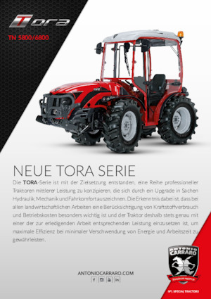 Traktory 4WD Carraro TN 5800 Tora