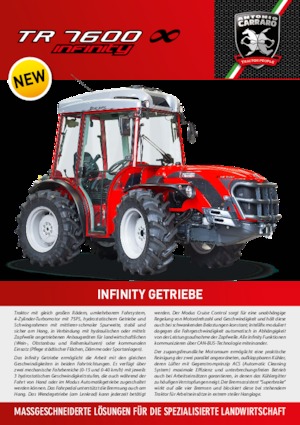 Traktory 4WD Carraro TR 7600 Infinity
