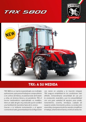Traktory 4WD Carraro TRX 5800