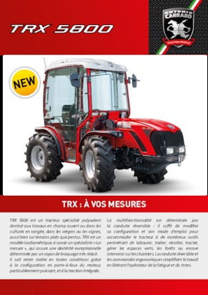 Traktory 4WD Carraro TRX 5800