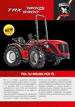 Traktory 4WD Carraro TRX 9900