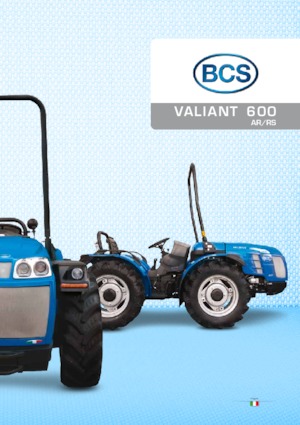 Traktory 4WD BCS Valiant 600 AR