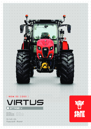 Traktory 4WD SAME Virtus 135 