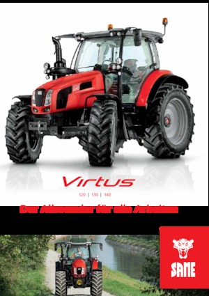 Traktory 4WD SAME Virtus 120 