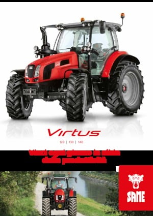 Traktory 4WD SAME Virtus 120 