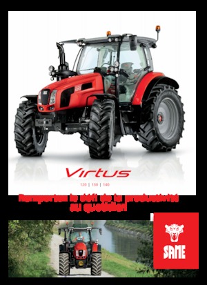 Traktory 4WD SAME Virtus 140 