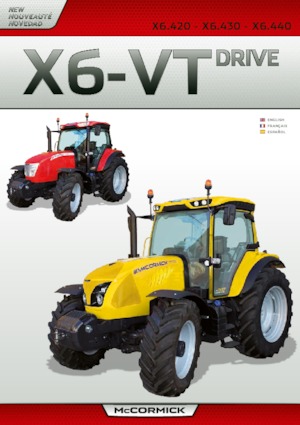 Traktory 4WD McCormick X6.440 VT-Drive