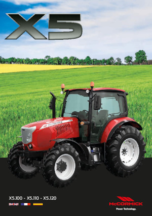 Traktory 4WD McCormick X5.110 Efficient