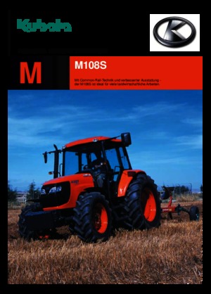 Traktory 4WD Kubota M 108 S