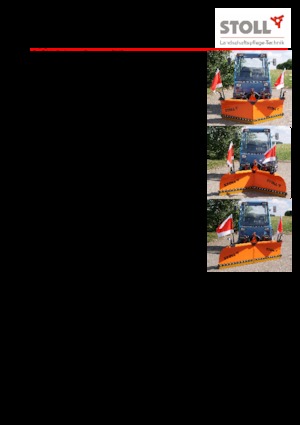 Nastavitelné sněžné pluhy Stoll SVS 140