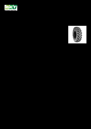 Pneumatiky pro zemědělské stroje BKT MP 567 16.0/70 - 20