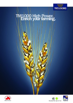 Pneumatiky pro zemědělské stroje Trelleborg TM1000 High Power IF710/60R38 172 D