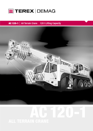 Univerzální terénní jeřáby Terex-Demag AC 120-1 (10x8x8)