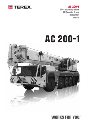 Univerzální terénní jeřáby Terex-Demag AC 200-1 (10x8x8)