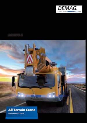 Univerzální terénní jeřáby Demag AC 250-5