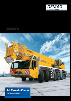 Univerzální terénní jeřáby Demag AC 350-6