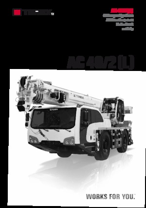Univerzální terénní jeřáby Terex-Demag AC 40/2L