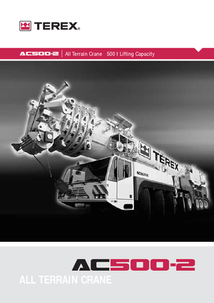 Univerzální terénní jeřáby Terex-Demag AC 500-1 (16x8x14)