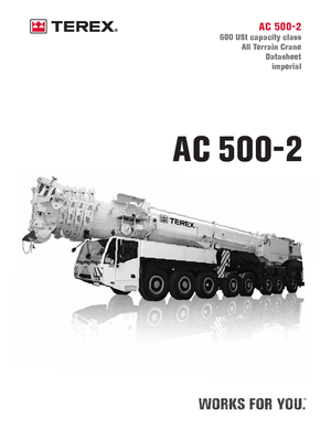 Univerzální terénní jeřáby Terex-Demag AC 500-2 (16x8x14)