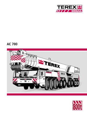 Univerzální terénní jeřáby Terex-Demag AC 700 (18x8x16)