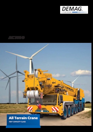 Univerzální terénní jeřáby Demag AC 700-9