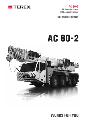 Univerzální terénní jeřáby Terex-Demag AC 80-2 (8x8x8)