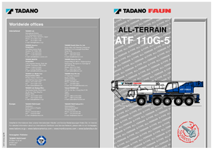 Univerzální terénní jeřáby Tadano ATF110G-5 