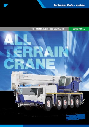 Univerzální terénní jeřáby Tadano ATF 110G-5 