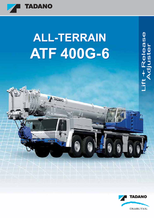 Univerzální terénní jeřáby Tadano ATF400G-6 