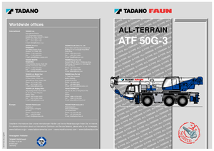 Univerzální terénní jeřáby Tadano ATF50G-3
