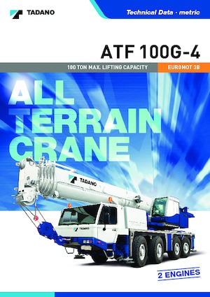 Univerzální terénní jeřáby Tadano ATF 100G-4