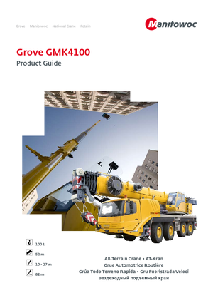 Univerzální terénní jeřáby Grove GMK4100 