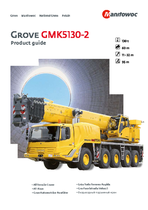 Univerzální terénní jeřáby Grove GMK5130-2 