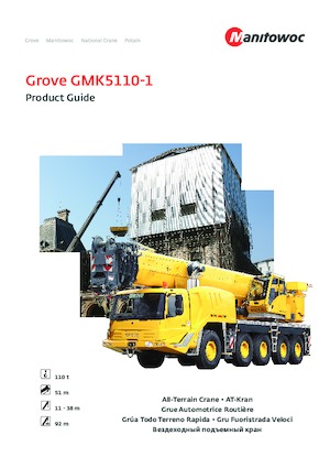 Univerzální terénní jeřáby Grove GMK5110-1
